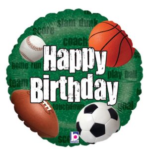 18in Birthday Sports Balloon