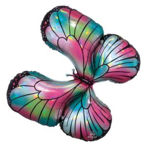 30in Holographic Butterfly Balloon