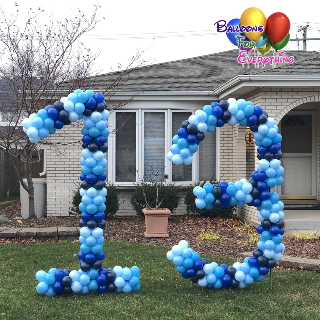 Numbers & Letters Balloon Sculptures