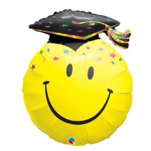 36in Smile Face Grad Balloon