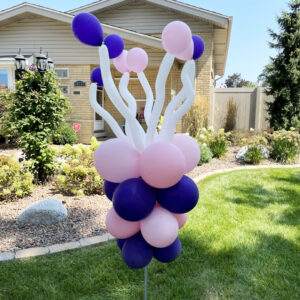 Balloon Decorations, Yard Balloon Decor, Whip-it Stick