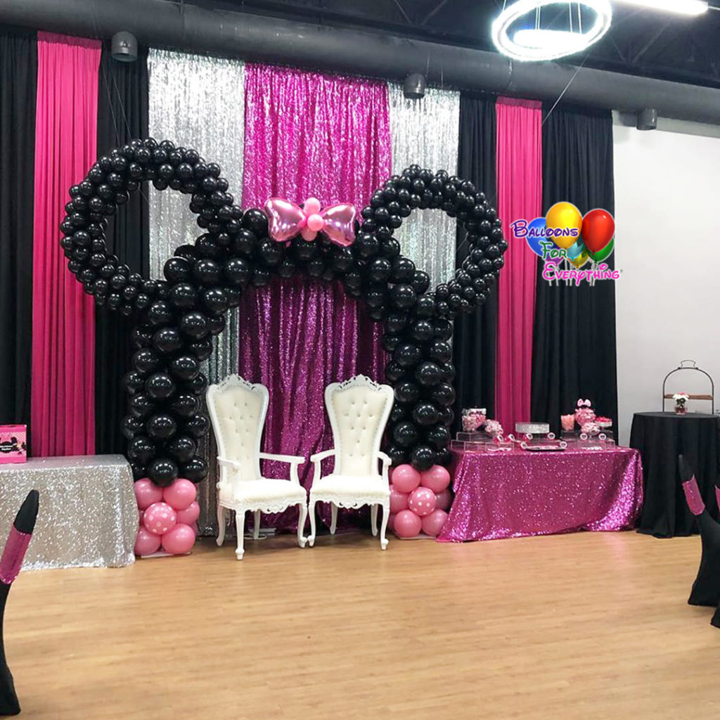 Minnie Mouse Balloon Arch