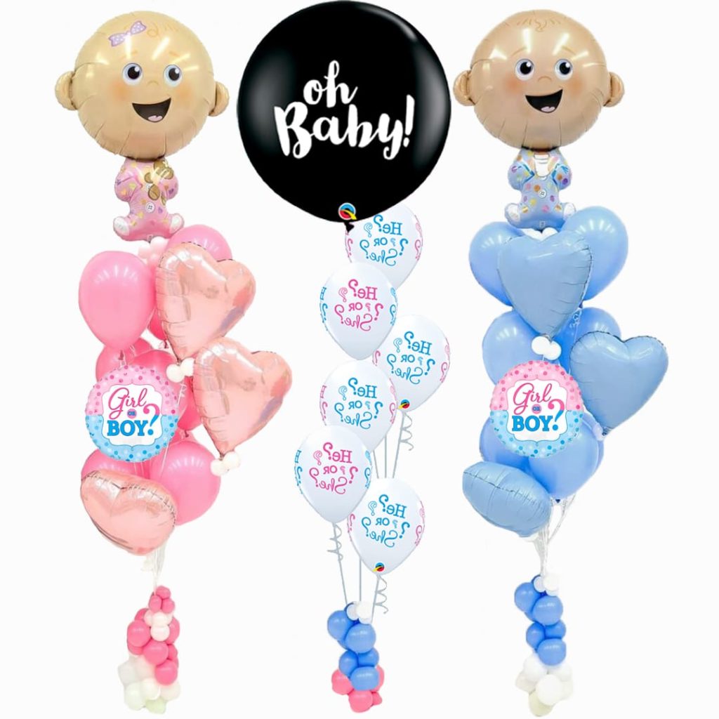 Baby Gender Reveal Popping Balloons