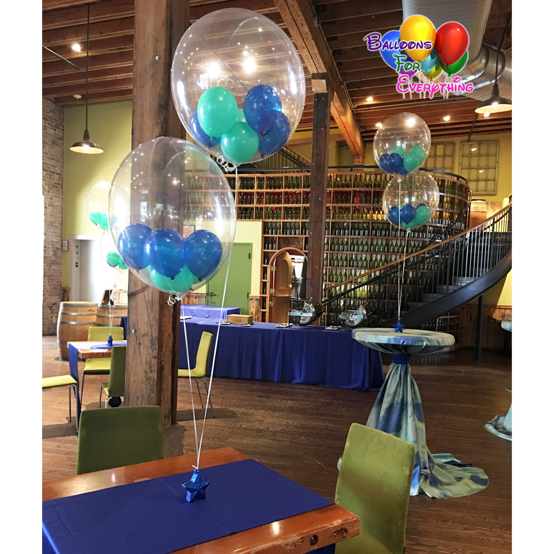 Bubble Balloon Centerpieces