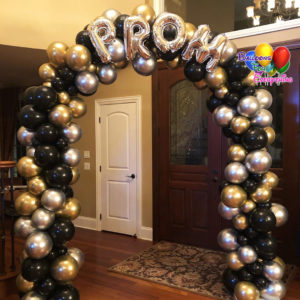 Chrome Organic Balloon Arch