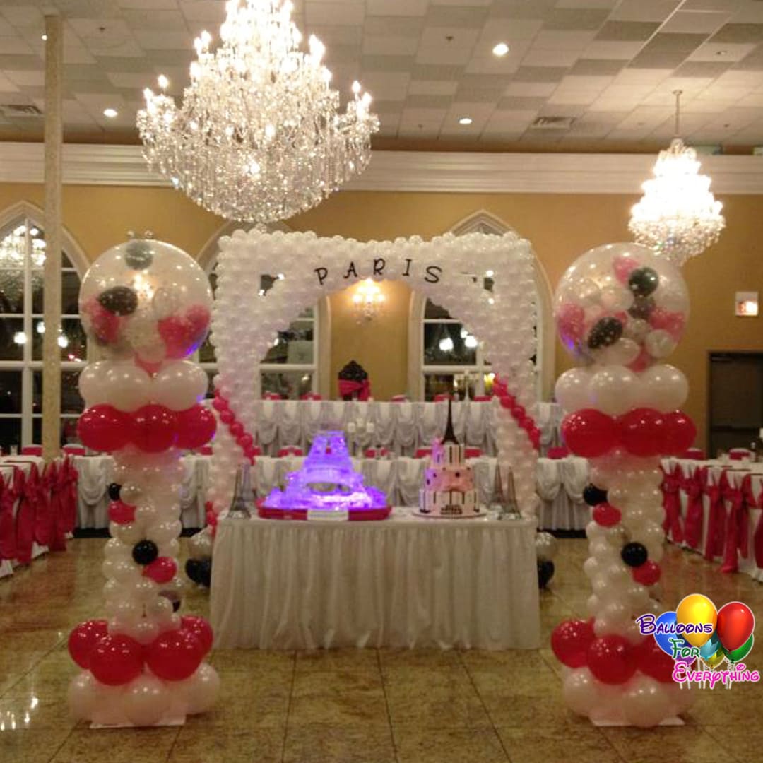 Sweet Sixteen Balloon Decorations
