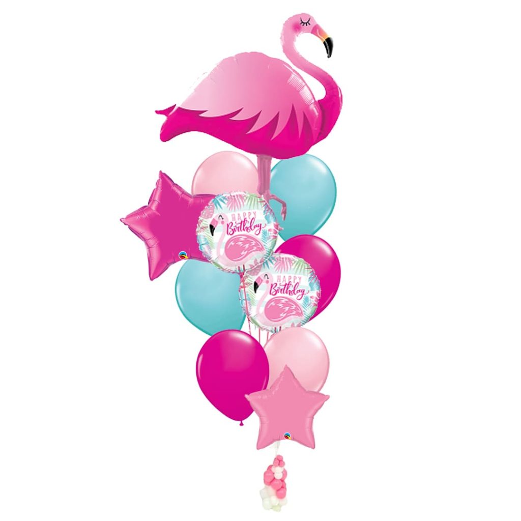 Flamingo Birthday Balloon Bouquet