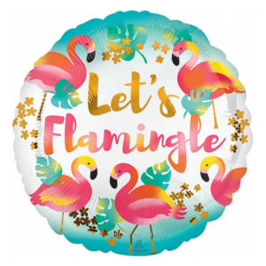 18in Let’s Flamingle Balloon
