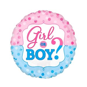 18in Baby Gender Foil Balloon