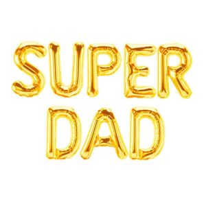 16in SUPER DAD Letters Balloons