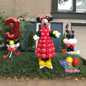 8ft Minnie Yard Balloon Decor