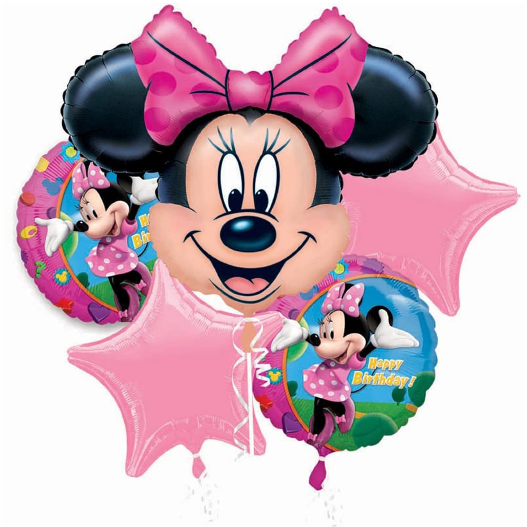 Set De Globos Minnie Mouse Decoracion Cumpleaños Minnie 028