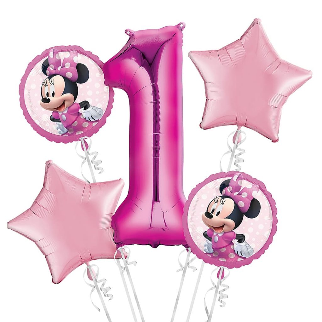 Minnie Birthday Balloon Bouquet