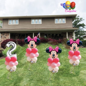 4 Minnie Yard Balloon Sticks