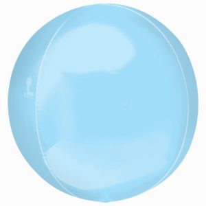 21in Pastel Blue Orbz Balloon