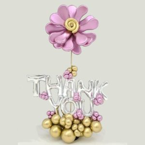 Thank You Flower Balloon Bouquet
