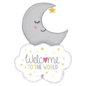 39in Welcome Baby Moon Balloon