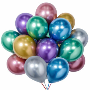 Assorted Chrome Balloons