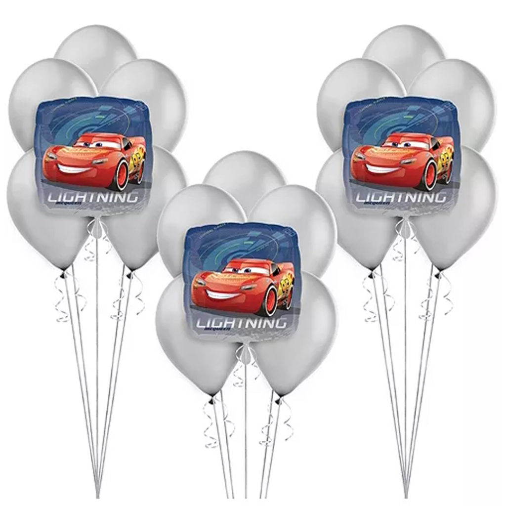 Lightning McQueen Balloon Bunches