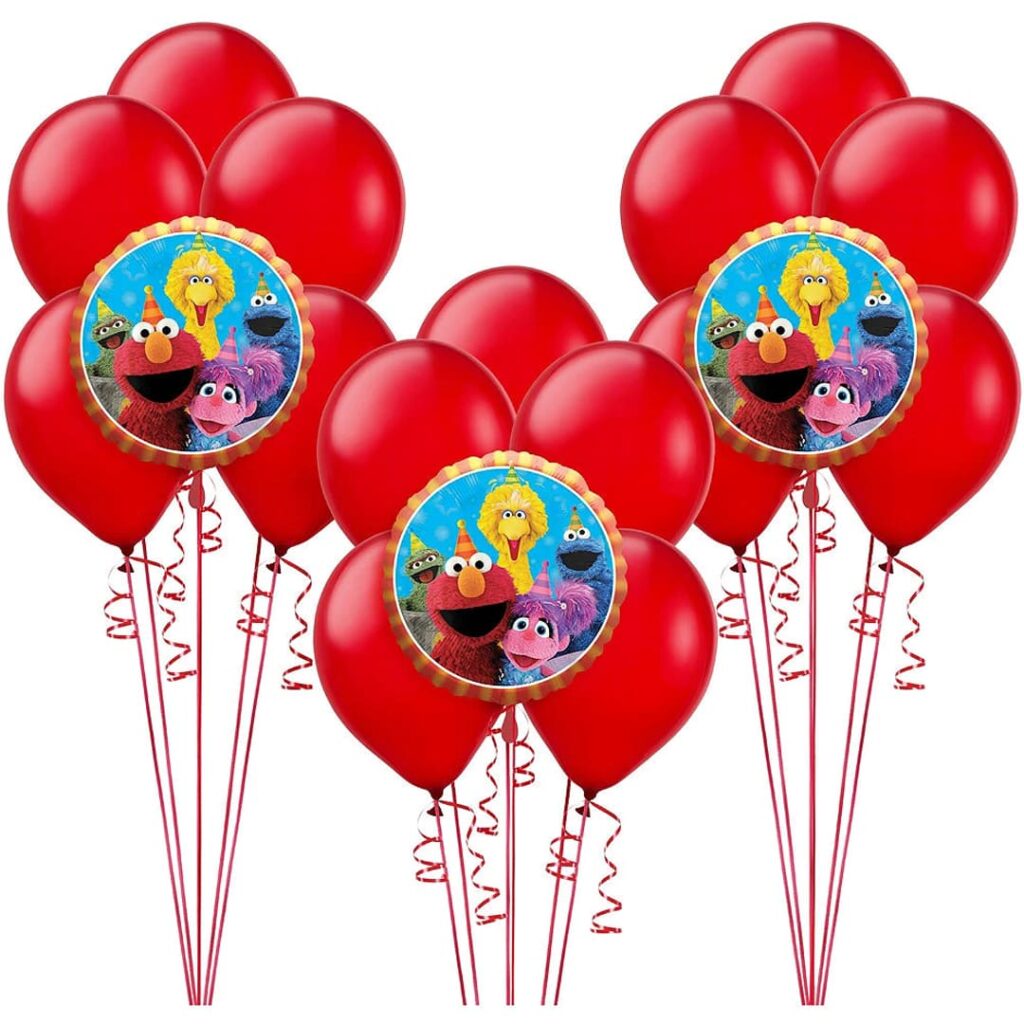Sesame Street Birthday Balloon Bunches