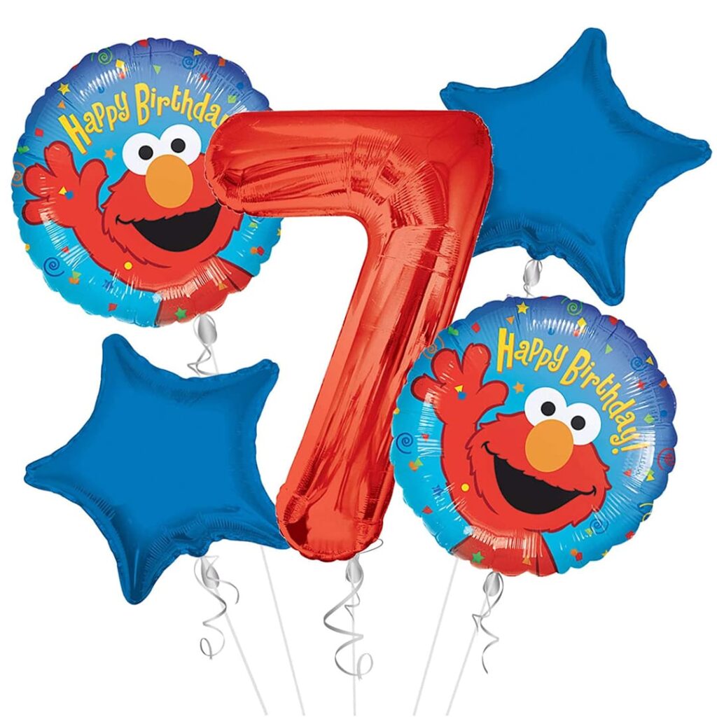 Elmo Happy Birthday Balloons