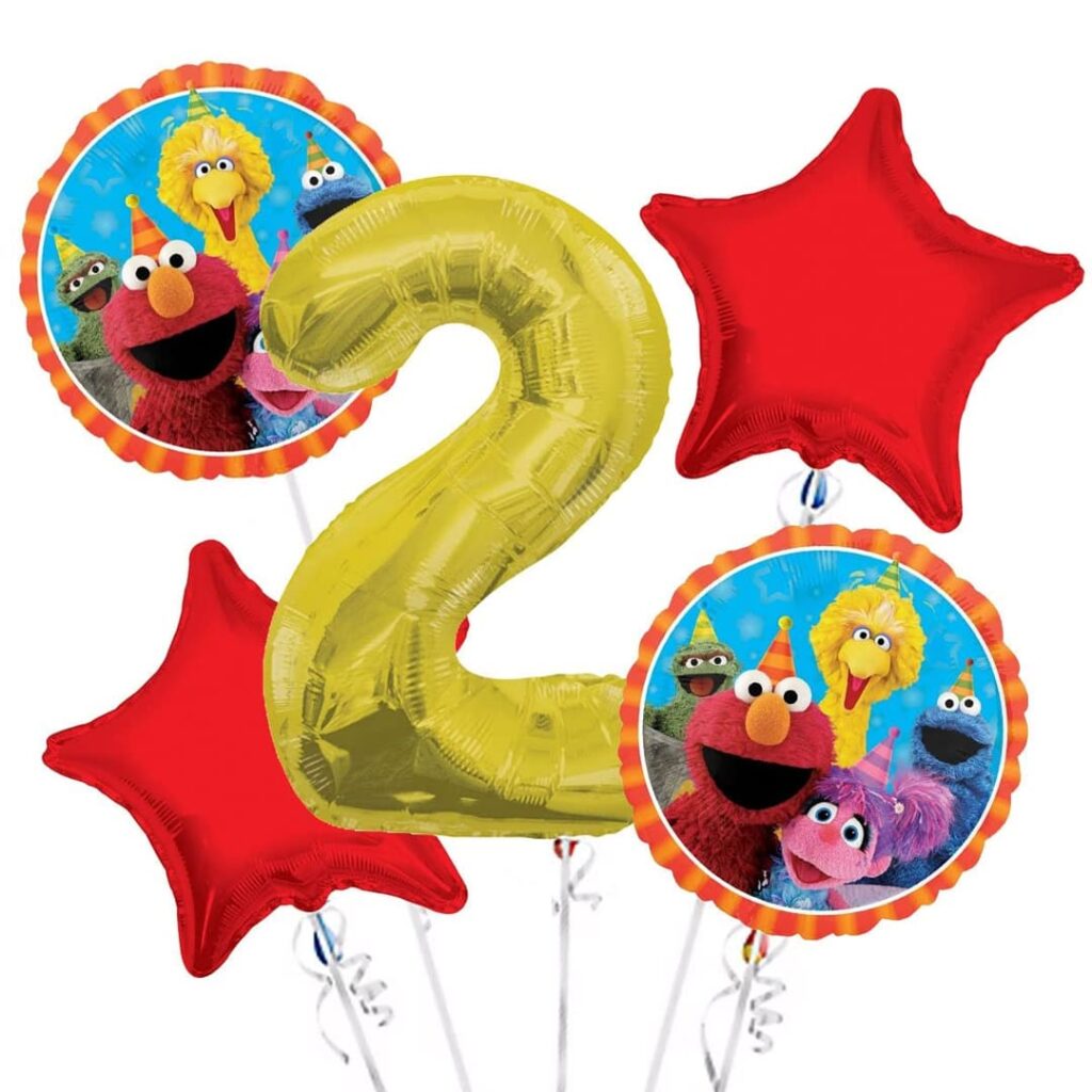 Elmo 2nd Birthday Balloons